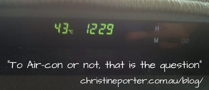 Christine Porter Blog Post _To aircon or not, that is the question_